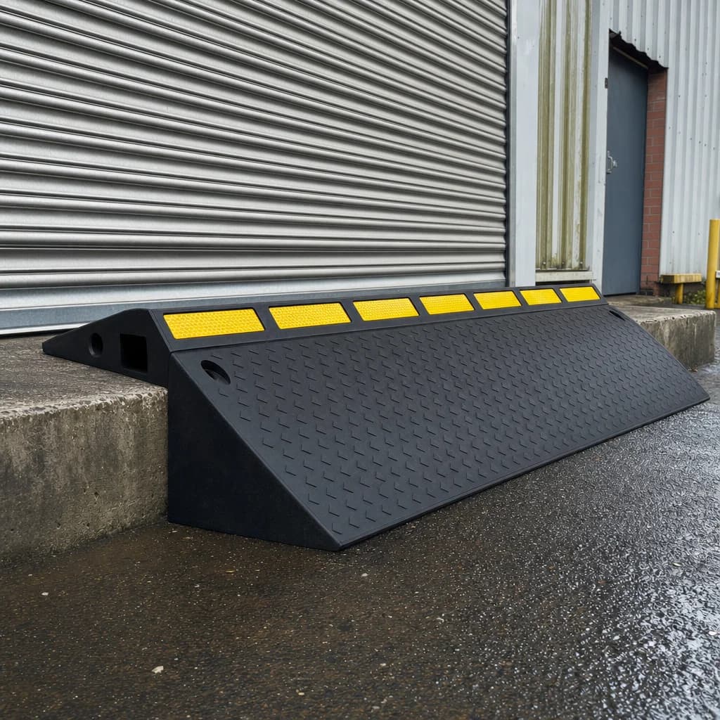 Heavy Duty Rubber Kerb Ramp – 40 Tonne Load Capacity | HGV, Car & Wheelchair Access Ramp — image 4